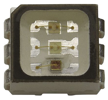 Broadcom - ASMT-YTC7-0AA02 - Broadcom ASMT ϵ ɫ ɫ/ɫ/ɫ LED ASMT-YTC7-0AA02, 110 ӽ, 6  PLCC 6 װ		