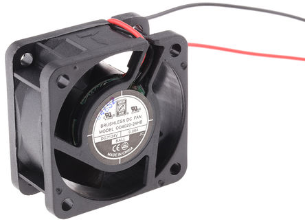 RS Pro - OD4020-24HB - RS Pro OD4020 ϵ 2.2W 24 V ֱ  OD4020-24HB, 15.3m3/h, 7800rpm, 40 x 40 x 20mm		