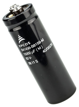 EPCOS - B41456B8159M - EPCOS B41456 ϵ 63 V ֱ 15000F  B41456B8159M, 20%ݲ, 11m(ֵ), +85C		
