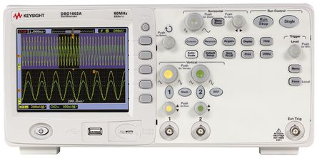 Keysight Technologies - DSO1002A - Keysight Technologies 1000 ϵ 2ͨ 60MHz ʾ DSO1002A, ɫʾ		