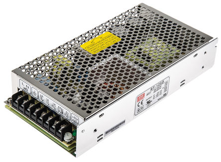 RS Pro - RT-125D - RS Pro 136W 3 ǶʽģʽԴ SMPS RT-125D, 176  264 V ac, 248  373 V dc, 88  132 V ac		