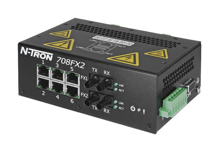 Red Lion - 708FX2-ST - Red Lion 708FX2-ST RJ45 ̫, ʹ̫Ĺҵ/ȫ豸, 6˫ x, 6˫ x		