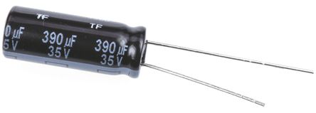 Panasonic - EEUFR1V391L - Panasonic FR  ϵ 35 V ֱ 390F ͨ  EEUFR1V391L, 20%ݲ, +105C		