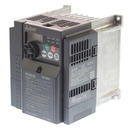 Mitsubishi - FR-D740-022SC-EC - Mitsubishi FR-D740 ϵ IP20 0.75 kW Ƶ FR-D740-022SC-EC, 0.2  400Hz, 2.2 A, 380  480 V 		