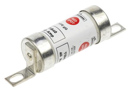 Cooper Bussmann - TIS40 - Cooper Bussmann 40A A3ߴ T, gGgMӦ Ӣ׼۶ TIS40, BS 88-2, IEC 269-2׼, 22.2mmֱ, 85.5mmܳ, 660V ac		