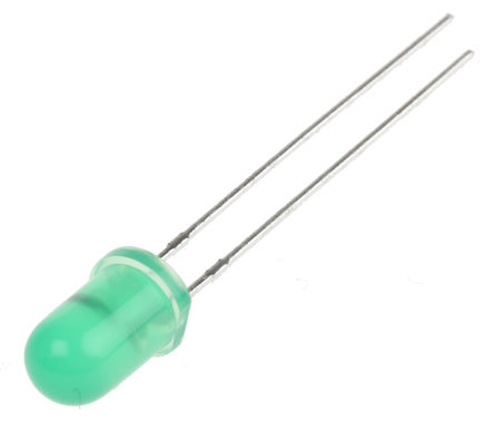 Kingbright - L-56BGD - Kingbright Blinking ϵ ɫ (568 nm )  LED L-56BGD, 30 mcd, 60 ӽ 5mm (T-1 3/4) ͨ		