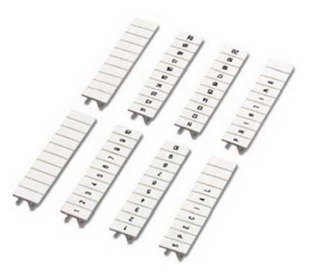 Phoenix Contact - 1050017:0071 - White Zack Marker Strip Numbers 71-80		