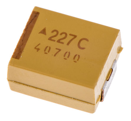 AVX - TPSV227K016R0075 - AVX TPS ϵ 220F 10% SMD  TPSV227K016R0075, 16 V ֱ, 7361-38 װ, 75m ESR, +125C		