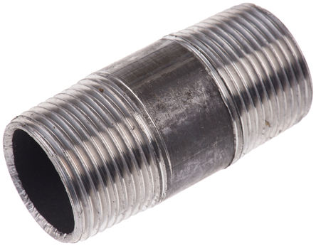 RS Pro - BARREL NIPPLE BLACK 3/4" - RS Pro BARREL NIPPLE BLACK 3/4" ɶͷ Ͳƽͷ, 3/4 in BSPT  (ͷ1), 3/4 in BSPT  (ͷ2)		