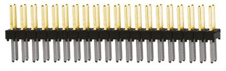 Samtec - TSW-120-08-L-D - Samtec TSW ϵ 40· 2.54mmھ (2) ֱ Ź TSW-120-08-L-D, Ӷ˽, 7.6A, ͨ		