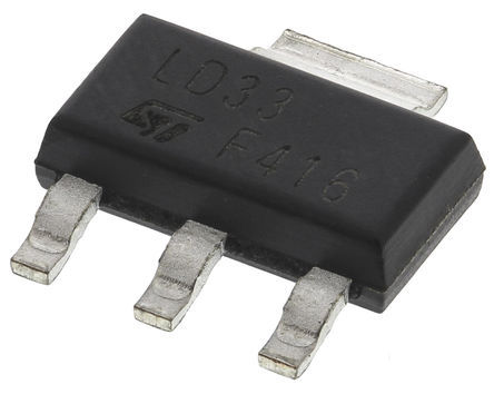 STMicroelectronics - STN0214 - STMicroelectronics STN0214 , NPN , 200 mA, Vce=1400 V, HFE:3, 3 + Tab SOT-223װ		
