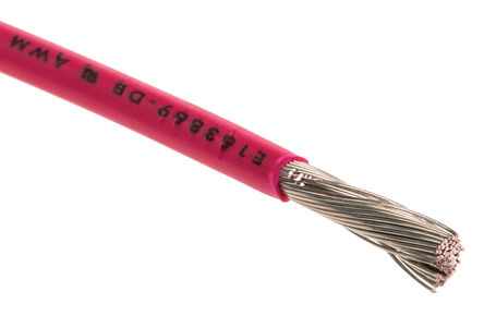 Alpha Wire - 6718 RD005 - Alpha Wire EcoWire ϵ 30m ɫ 12 AWG о ڲߵ 6718 RD005, 3.31 mm2 , 65/0.25 mm оʾ, 600 V		