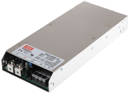 RS Pro - RSP-2000-12 - RS Pro 1200W  ǶʽģʽԴ SMPS RSP-2000-12, 127  370 V dc, 90  264 V ac, 12V dc, 100A, 86%Ч		