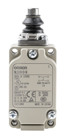 Omron - WLD18-G-N - Omron IP67 ٶ λ WLD18-G-N, , SPST, /, 500V		