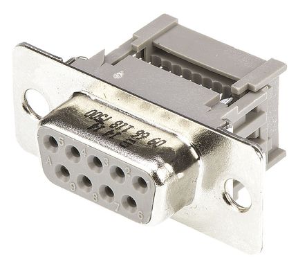 Harting - 09661187500 - Harting 2.77mm ھ 9 · IDC D-Sub ״  09661187500, 		