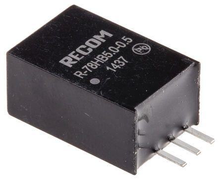 Recom - R-78HB5.0-0.5 - Recom 2.5W ѹ R-78HB5.0-0.5, 9  72V, 5V, 500mA (1) , 81%Ч, SIP װ		