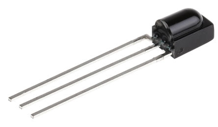 Vishay - TSOP38538 - Vishay 38kHz IR  TSOP38538, 950nm, 45m, 2.5V - 5V, 3		