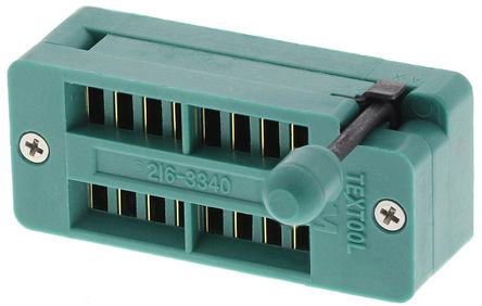 3M - 216-3340-00-0602J - 3M Textool ϵ 16 · 2.54mm ھ ͨ ʽ ZIF IC DIP  216-3340-00-0602J, 1A		