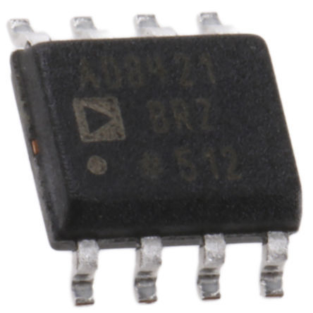 Analog Devices - AD8421BRZ - Analog Devices AD8421BRZ ǱŴ, 25Vƫ, 10MHz, 100dB CMRR, , 5  36 VԴ, 8 SOICװ		