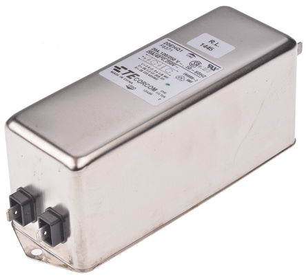 TE Connectivity - 20EHQ1 - TE Connectivity HQ ϵ 20A 250 V , 50 Hz, 60 Hz ̰װ RFI ˲ 4-1609037-2, νӶ		