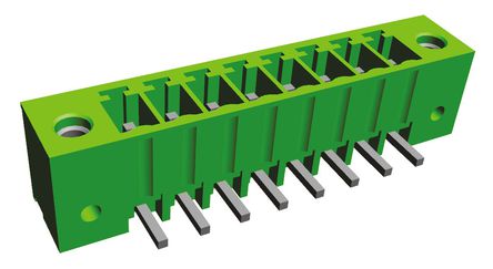 TE Connectivity - 284539-8 - TE Connectivity Buchanan ϵ 3.5mm ھ 8 · ĸ ɫ ֱ PCB  284539-8, 尲װ, Ӷ˽		