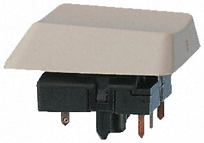 Cherry - 6753-0001 - Square keyboard cap, blank, white		