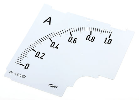 HOBUT - D96MC DIAL 0/1A - HOBUT D96MC ϵ 0/1A For Shunt 75mV ֱ ̶ D96MC DIAL 0/1A, 96mm  x 38.5mm , ȷ 1.5 		