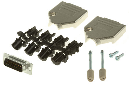 MH Connectors - MHDTZK15-DM15P-K - MH Connectors 15· D-Subͷ׼ MHDTZK15-DM15P-K, ںD-sub ͷȫݶ֣UNC4-40 ݶ		