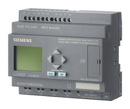 Siemens - 6ED1052-1FB00-0BA7 - Siemens LOGO! 7 ϵ 6ED1052-1FB00-0BA7 ̫ ߼, 8 x , 4 x , 115 V /ֱ230 V /ֱ		