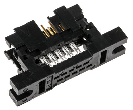 TE Connectivity - 5111448-1 - TE Connectivity AMP-LATCH ϵ 2 10· 2.54mmھ ֱ  IDC  5111448-1, °װ		