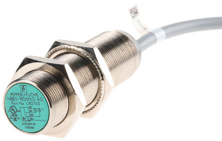 Pepperl + Fuchs - NBB5-18GM60-A0 - Pepperl + Fuchs IP67  ʽ NBB5-18GM60-A0, 5 mm ⷶΧ, NPN, 10  30 V ֱԴ		