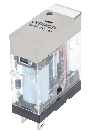 Omron - G2R-1-SND 24DC(S) - Omron G2R1SND24DCS ˫ DIN Rail Ǳ̵, 6 A, 24V dc		
