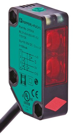 Pepperl + Fuchs - RL31-54/115/136 - Pepperl + Fuchs 9000 mm LED Դ ״  紫 RL31-54/115/136, ʽ, 4  M12 , IP67		