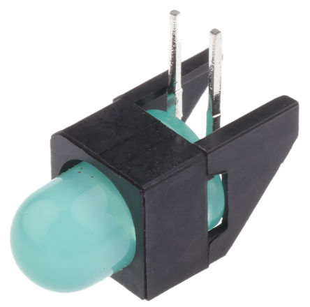 Broadcom - HLMP-4740-A00B2 - Broadcom HLMP-4740-A00B2 ɫ ֱ LED ָʾ, 50 , 1 LED, 2.2 V, ͨװװ		