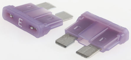 Littelfuse - 0287003.PXCN - Littlefuse 3A 紫色 车用插片式熔断器 0287003.PXCN, 32V dc, 19.1mm x 5.1mm x 12.3mm		