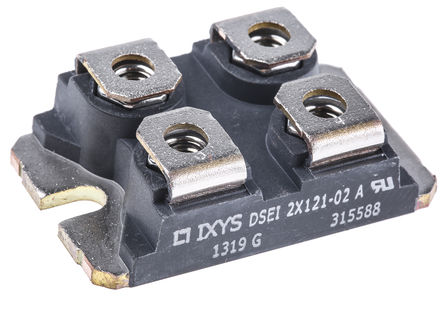 IXYS - DSEI2X121-02A - IXYS DSEI2X121-02A  , Io=123A, Vrev=200V, 50ns, 12 SOT-227Bװ		