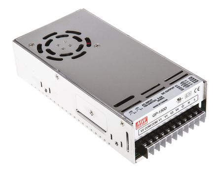 RS Pro - QP-150D - RS Pro 153.2W 4 ǶʽģʽԴ SMPS QP-150D, 127  370 V dc, 90  264 V ac, 5 V dc, 24 V dc, 12 V dc		