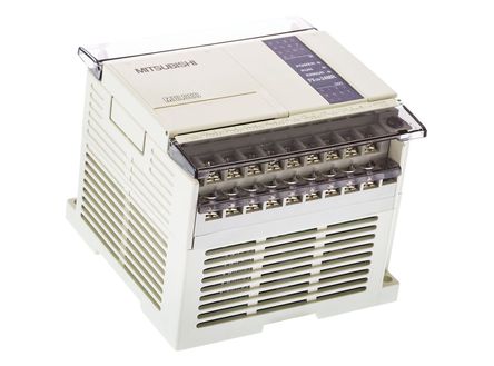 Mitsubishi - FX1N-24MR-DS - Mitsubishi FX1N ϵ PLC CPU FX1N-24MR-DS, 8000 , 24 I/O ˿, DIN찲װ, 12  24 V ֱ		