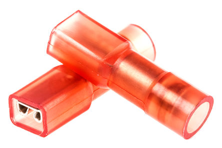 RS Pro - FDFNYD1-110(5) - RS Pro FDFNYD1 ϵ ɫ Ե ѹӲ FDFNYD1-110(5), 2.8 x 0.5mm, ͭо		