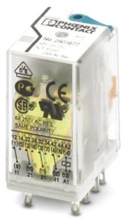 Phoenix Contact - 2903683 - Phoenix Contact 2903683 4 ˫ PCB װ Ǳ̵, 50 mA, 24V ac		