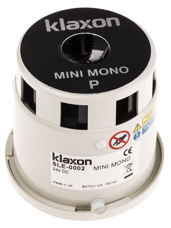 Klaxon - SLE-0002 - Klaxon ֱ 24 V ֱ ɫ  SLE-0002, 1m 103dB		