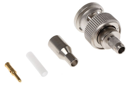 Telegartner - J01002A0036 - Telegartner 75 ֱ °װ  BNC  J01002A0036, 0  4GHz, ѹ ˽, RG179 B/U, 		