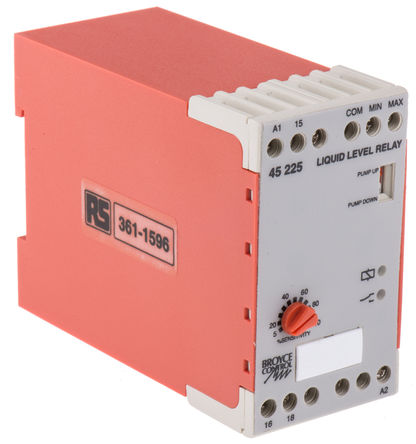 Broyce Control - 45225 230VAC - Broyce Control 1 DIN찲װ Һλ 45225 230VAC, 17V ac̽ͷ, 230 V  Դ, 78 x 45 x 99mm		