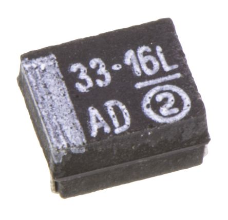 Vishay - 293D336X9016B2TE3 - Vishay 293D ϵ 33F 10% SMD  293D336X9016B2TE3, 16 V ֱ, 3528-21 װ, 1.8 ESR, +125C		