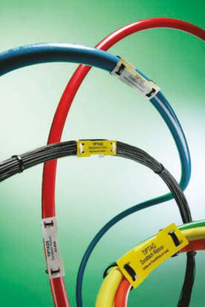 HellermannTyton - 556-26006 - HellermannTyton Tiptag ϵ 500װ ɫ ̶ ±ʶ TIPTAGVA10X65YEWH, 65mm, 12.7 mm, ӡ"-0"ͼ		