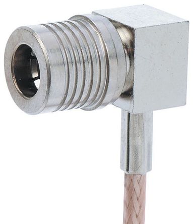 TE Connectivity - 1408336-1 - TE Connectivity 50 ֱǶ QMA  ͷ 1408336-1, ѹӶ˽, RG174, RG188, RG316/U		