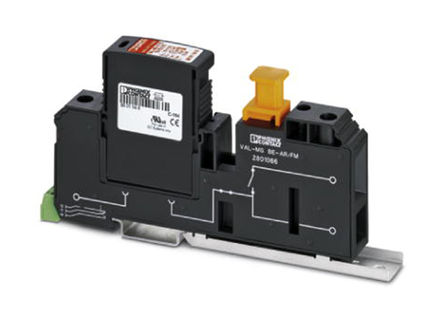 Phoenix Contact - 2801492 - Phoenix Contact 250 V ac, 75 V dc 50kA  2801492, DIN 찲װ, 17.7 x 77.5 x 160mm		