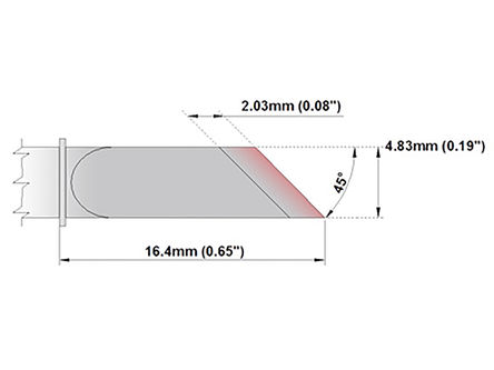 Thermaltronics - M8K100 - Thermaltronics M ϵ, 4.83 mm 45  ͷ		