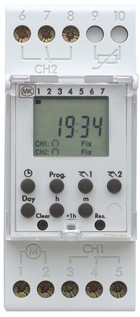 MK Electric - 5732S - MK Electric 2ͨ DIN 쿪 5732S, Ӳλ, 220  240 V Դ		