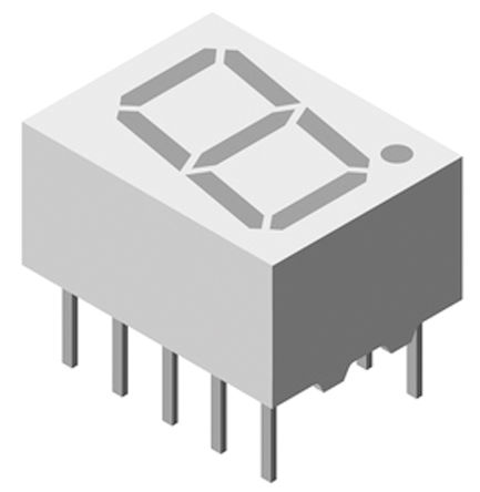 Vishay - TDSG3160 - Vishay 1ַ 7  ɫ LED  TDSG3160, 6.8 mcd, 10mmַ, ͨװװ		